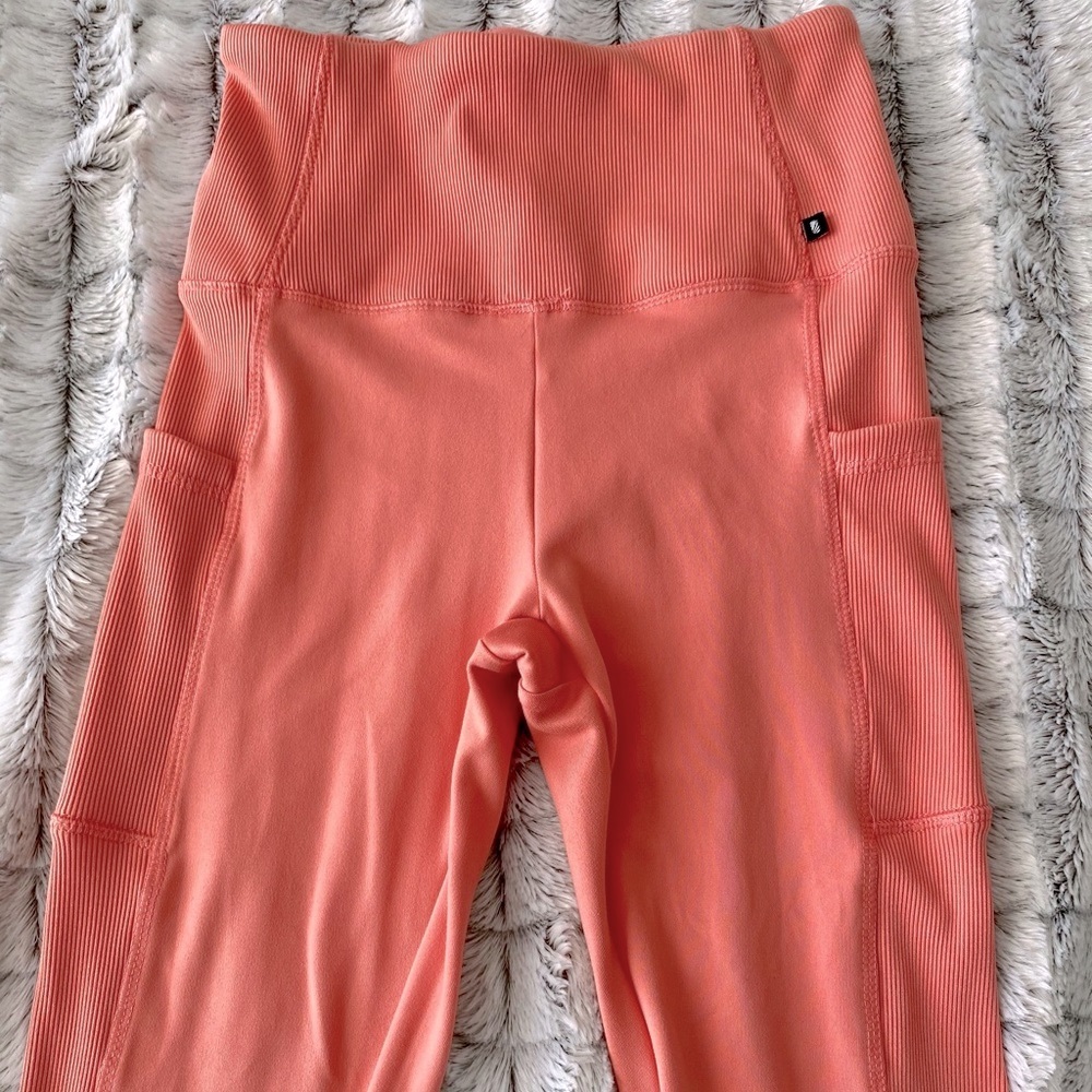 Peach Marika High Waisted Leggings